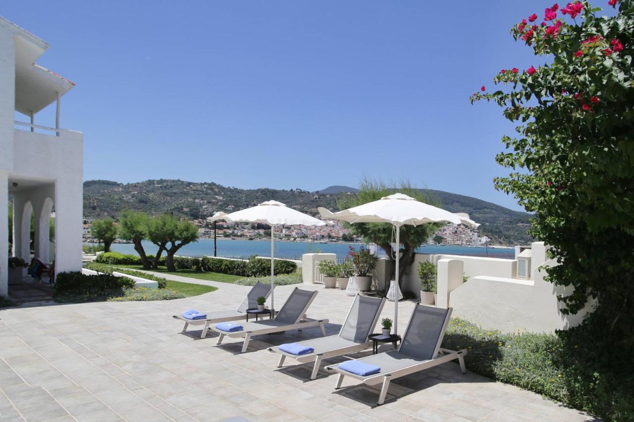 Skopelos Village Hotel Bagian luar foto