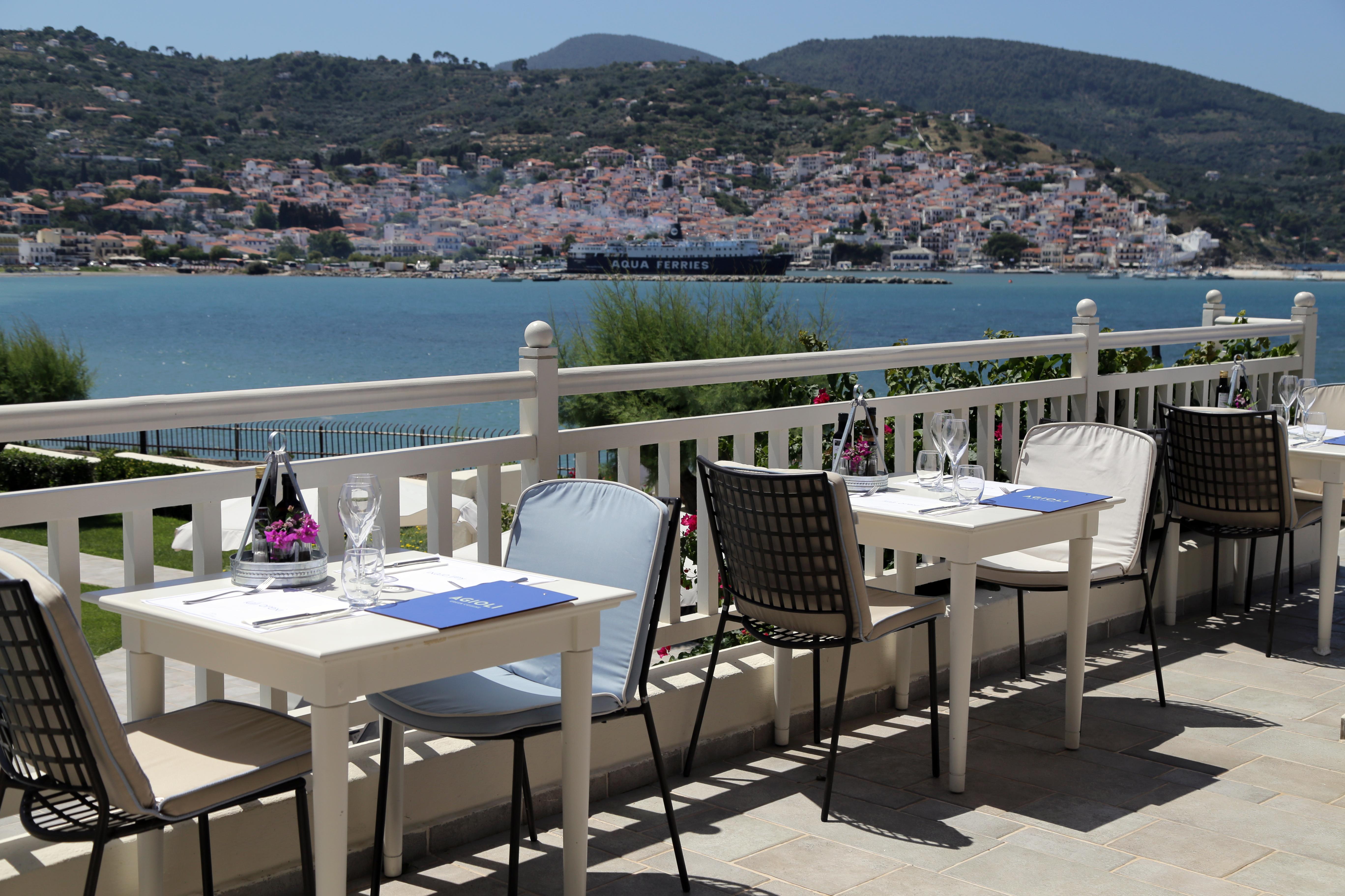 Skopelos Village Hotel Bagian luar foto