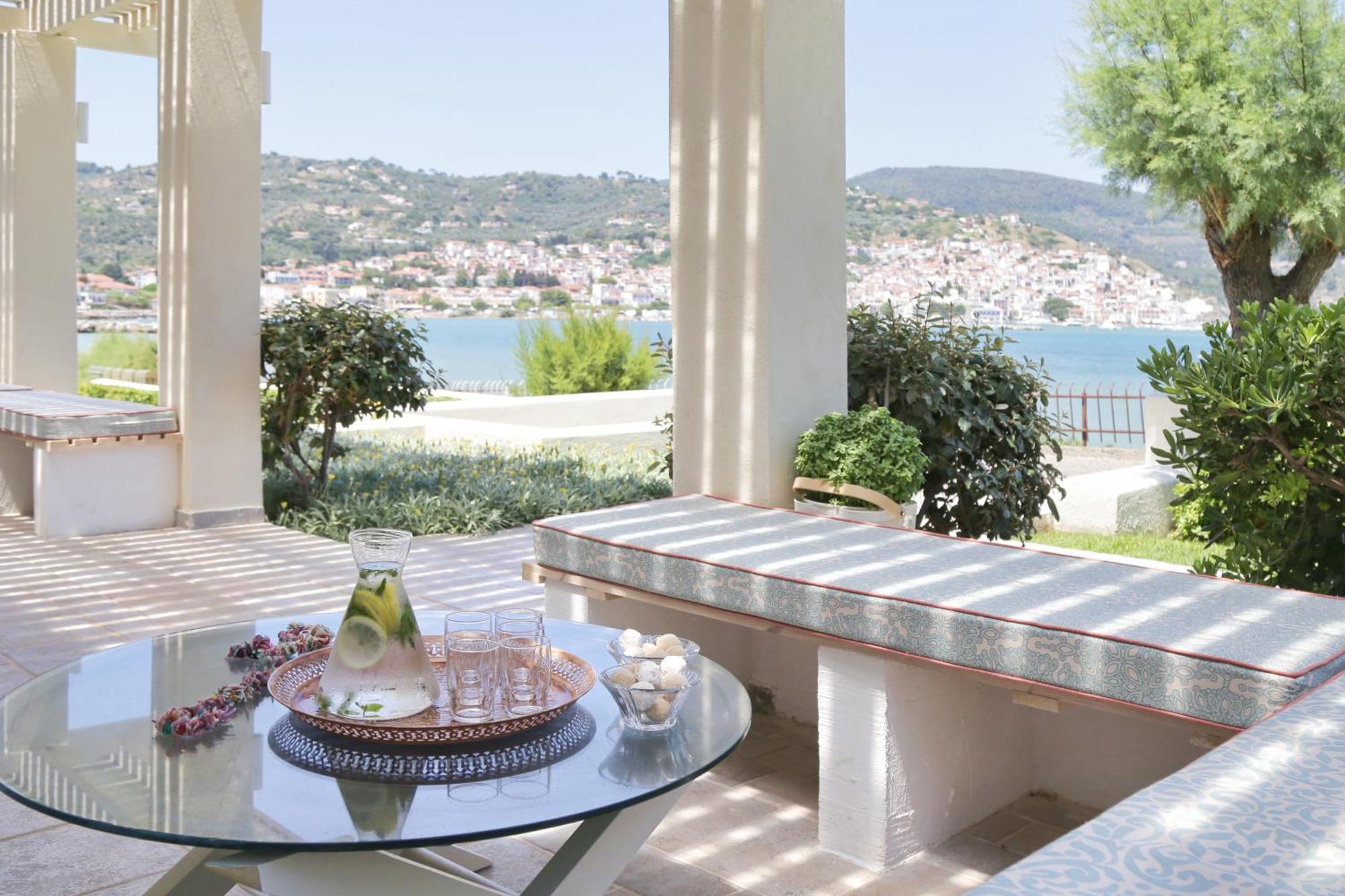 Skopelos Village Hotel Bagian luar foto